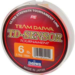 Шнур Daiwa TD-Sensor Tournament 150м Orange Шнур Daiwa TD-Sensor Tournament 150м Orange